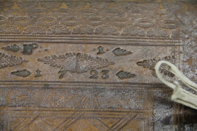 Protokollbuch aus dem Jahre 1627 Detailansicht